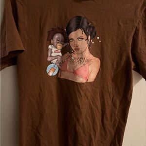 Supreme “Angel” Brown Graphic Tee